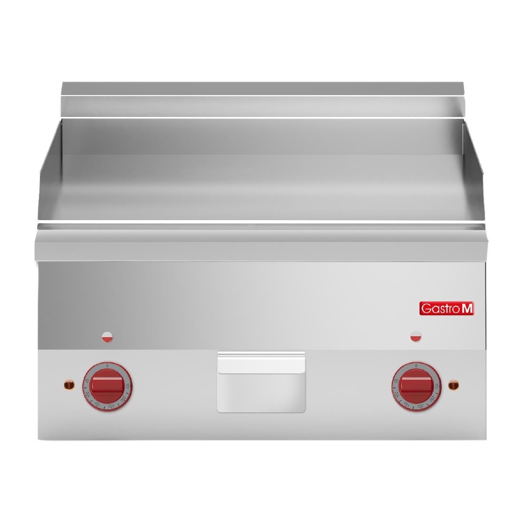 Top plancha électrique - Plaque lisse 17,3 dm² - Chrome dur - Larg. 400 mm - 305 x 490 - Gamme QUEEN 700 -  70QSFTE405 - Baron